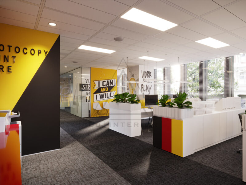 Thiết kế thi công văn phòng GIZ Tầng 4